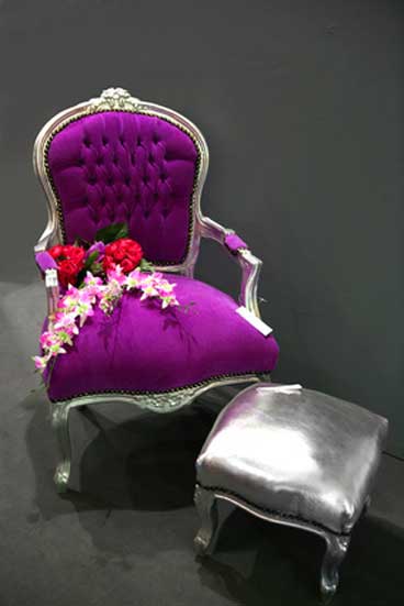 designer renovated antique chair
